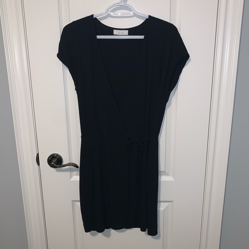 Oak + Fort Wrap Dress